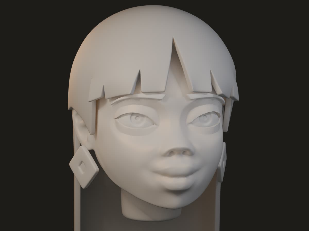 Chel, escultura 3D