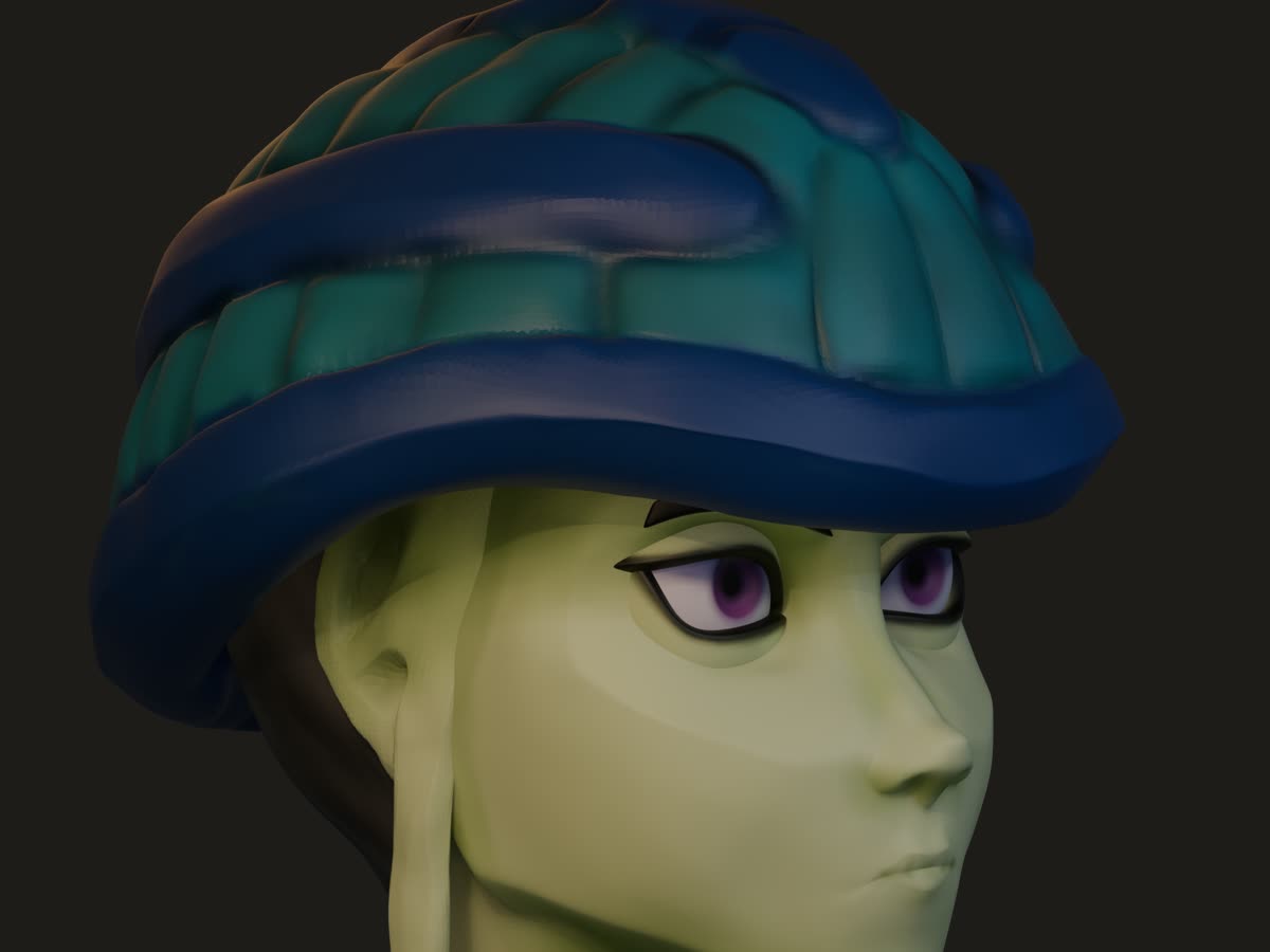 Meruem, escultura 3D